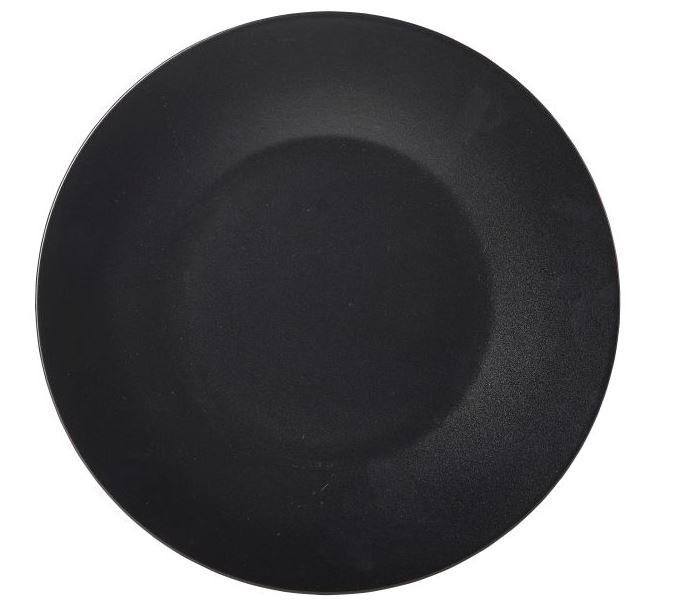 Stoneware Black Wide Rim Plate 305mm (12)